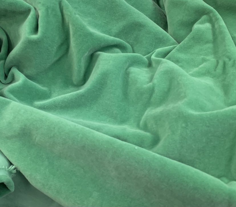 Kelly Green - Hand Dyed Cotton Velveteen