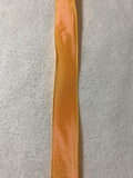 Iridescent Sunrise Golden Peach Vintage French Wired Taffeta Ribbon 1" wide