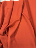Burnt Orange Linen & Rayon Blend Fabric