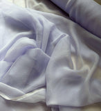 Wisteria Pale Lavender Purple - Crinkle Silk Chiffon Fabric