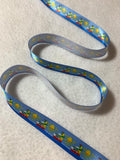 Vintage Sunny Sailing Boat Satin Ribbon 5/8" wide - 3 Yards