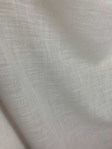 White Lightweight 100% Linen Fabric made in Turkey