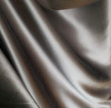 Chocolate Brown - 30mm Heavy Silk Charmeuse Fabric