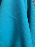 Turquoise Blue Green 100% Linen Fabric