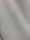 White Lightweight 100% Linen Fabric made in Turkey