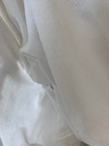White Bubble Gauze 100% Cotton Fabric
