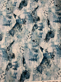 Soar Moody Blues Eagles Trees - by Deborah Edwards for Northcott Cotton Fabric DP24583-42