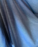 Light Denim Blue Soft Lightweight 100% Cotton Chambray Fabric