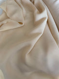 Vanilla Cream - 18mm Heavy Silk Crepe Georgette Chiffon Fabric