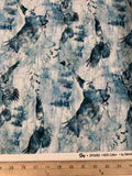 Soar Moody Blues Eagles Trees - by Deborah Edwards for Northcott Cotton Fabric DP24583-42