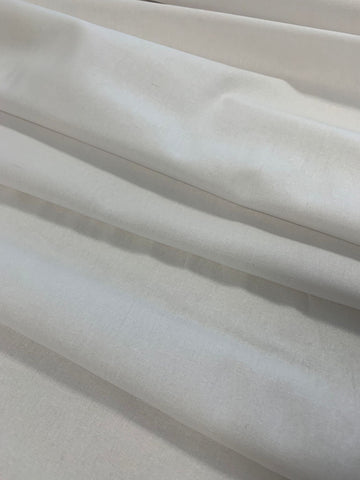 White 55% Linen 45% Cotton - Riley Blake Fabric