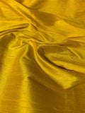 Sunflower Yellow - Silk Dupioni Fabric