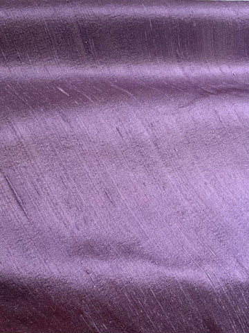 Dusty Plum Purple - Silk Dupioni Fabric