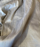 Gray with Gold Shimmer - Iridescent Silk Dupioni Fabric