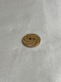 Swirl Wood Round Button - Dill Buttons Brand (2 Sizes to Choose From)