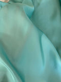 Aquamarine China Silk HABOTAI Fabric 15mm weight