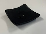 Large Black Square Plastic Button - 60mm / 2 1/4" - Dill Buttons Brand