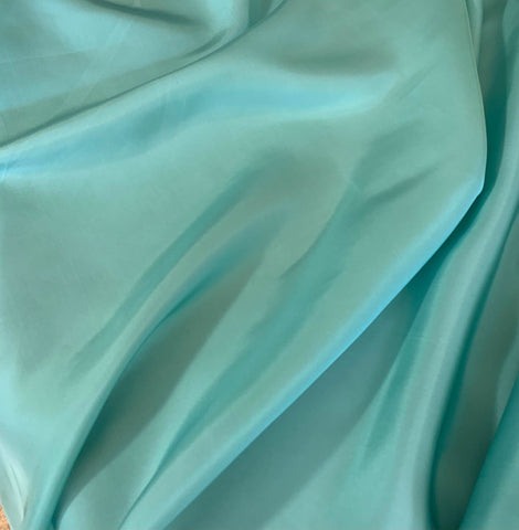 Aquamarine China Silk HABOTAI Fabric 15mm weight