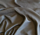 Charcoal Gray China Silk HABOTAI Fabric 12mm weight