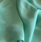 Seafoam China Silk HABOTAI Fabric 12mm weight