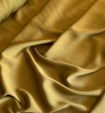 Golden Olive Green - 16mm Silk Satin Face Georgette Chiffon Fabric