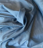 Steel Blue - Silk/Cotton Voile Batiste Fabric