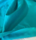 Teal Green - Silk/Cotton Voile Batiste