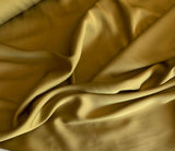 Golden Olive Green - 16mm Silk Satin Face Georgette Chiffon Fabric