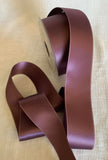 Dusty Plum Swiss Satin Double Face Ribbon - 1.5" wide - 5 Yards - Made in Switzerland