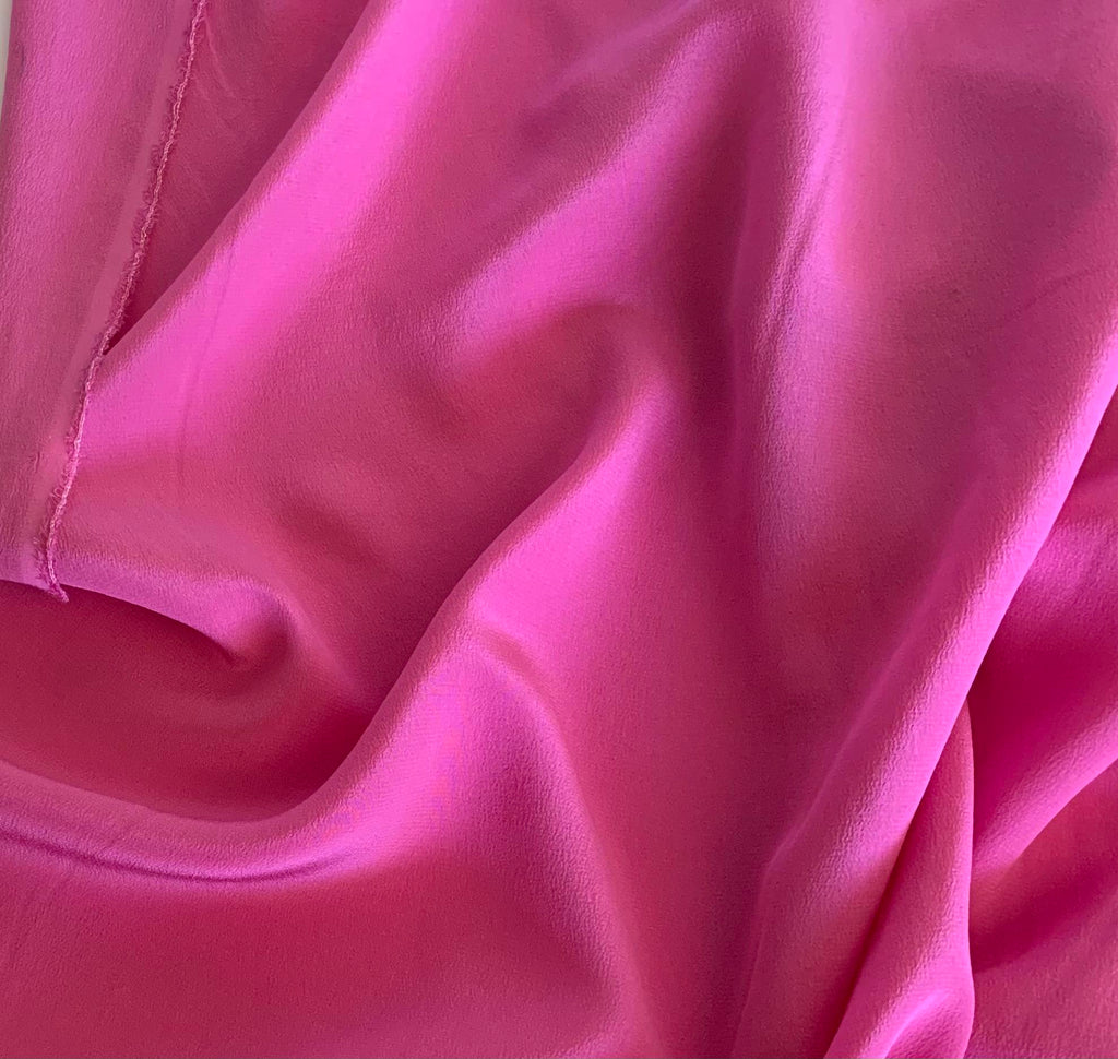 Orchid Pink - 16mm Silk Crepe de Chine Fabric