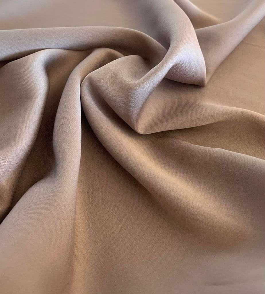 Pale Mauve - 16mm Silk Satin Face Georgette Chiffon Fabric