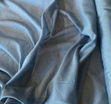 Steel Blue - Silk/Cotton Voile Batiste Fabric