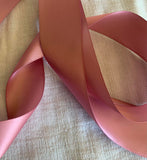 Dusty Rose Double Sided Satin Ribbon - 1-1/2" wide - 5 Yards - Polyester