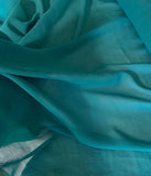 Teal Green - 8mm Silk Georgette Crepe Chiffon Fabric