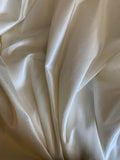 White Shantung Textured - Upholstery Weight Velvet Fabric