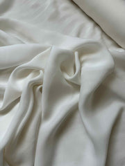 Off White - 12mm Silk Crepe Georgette Chiffon Fabric