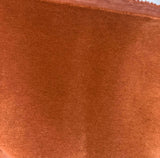 Terra Cotta - Upholstery Weight Long Pile Velvet Fabric Faux Fur