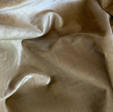 Cream - Upholstery Weight Long Pile Velvet Fabric Faux Fur