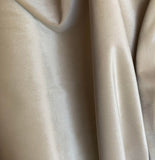 Beige - Upholstery Weight Velvet Fabric