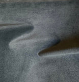 Charcoal Gray - Upholstery Weight Velvet Fabric