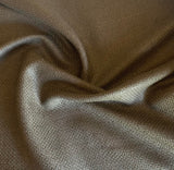 Dark Brown Basket Weave Raw Silk Tussah Fabric