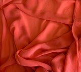 Coral - 8mm Silk Georgette Chiffon Fabric