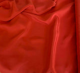 Red Coral - 16mm Silk Crepe de Chine Fabric