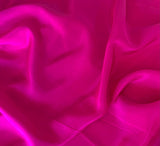 Neon Magenta Pink - 16mm Silk Crepe de Chine Fabric