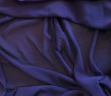 Midnight Plum - 8mm Silk Georgette Chiffon Fabric