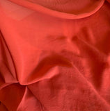 Coral - 8mm Silk Georgette Chiffon Fabric