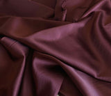 Maroon Burgundy - 19mm STRETCH Silk Charmeuse