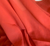 Coral - 8mm Silk Georgette Chiffon Fabric