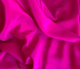 Neon Magenta Pink - 16mm Silk Crepe de Chine Fabric