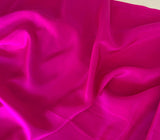 Neon Magenta Pink - 16mm Silk Crepe de Chine Fabric